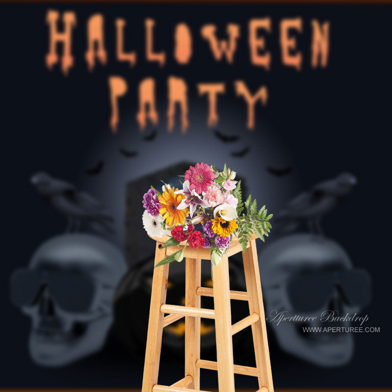 Aperturee - Black Mask Sons Of Anarchy Halloween Party Backdrop