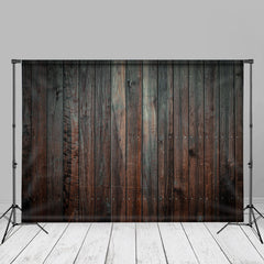 Aperturee - Black Pine Wood Wall Texture Photo Booth Backdrop