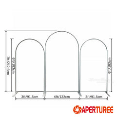 Aperturee Black Roses Silver Mask Masquerade Arch Backdrop Kit