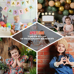 Aperturee - Blue Arch Balloons And White Door Birthday Backdrop