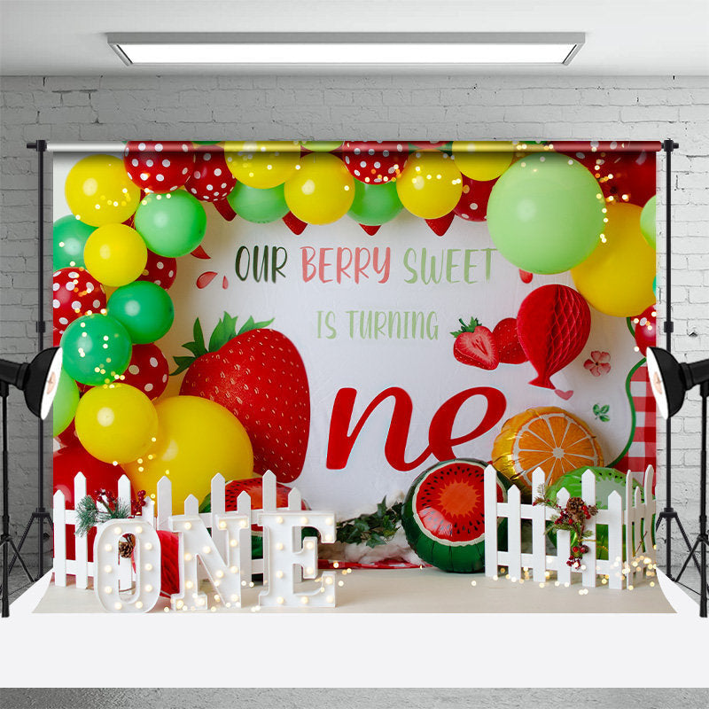 Aperturee - Blue Balloon Gift Box Birthday Photography Backdrop