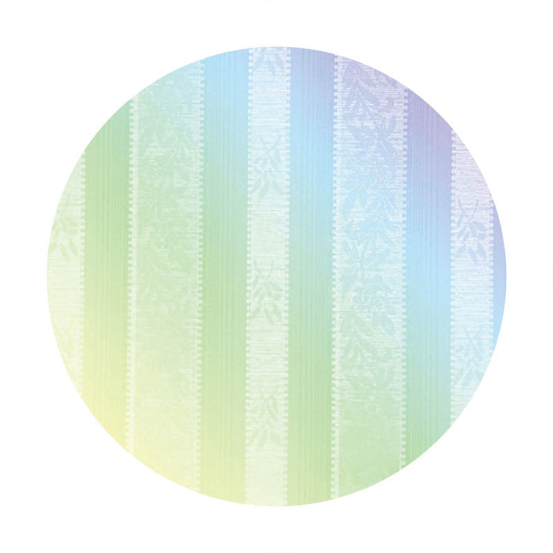 Aperturee - Bright Blue And Green Round Birthday Backdrop