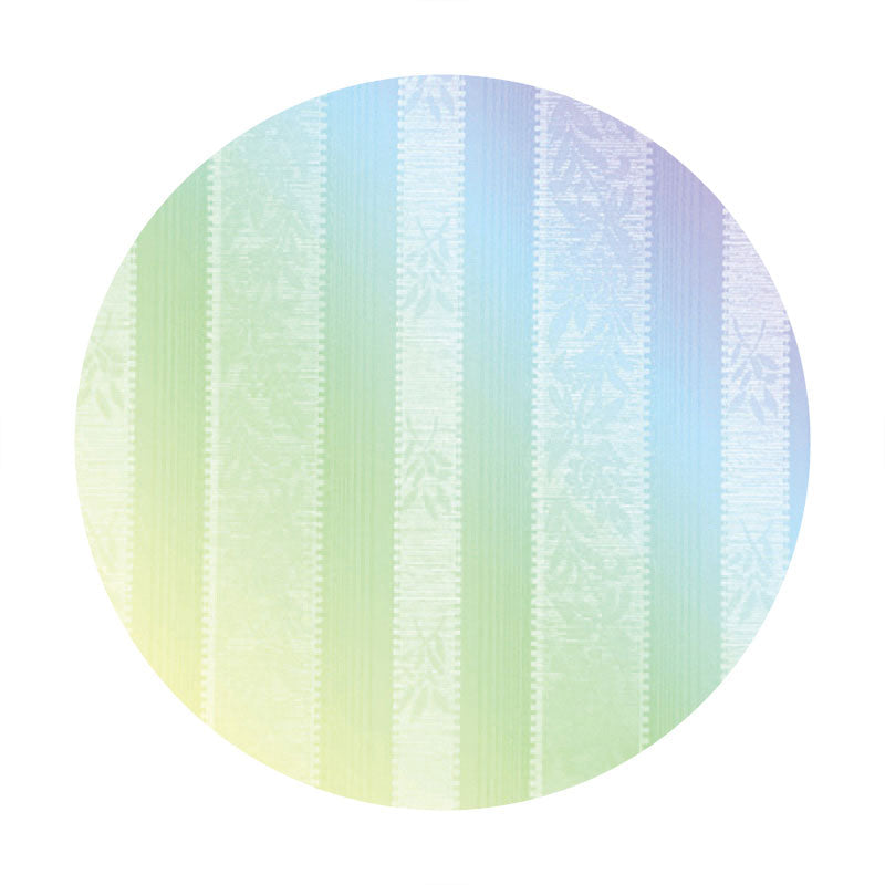 Aperturee - Bright Blue And Green Round Birthday Backdrop