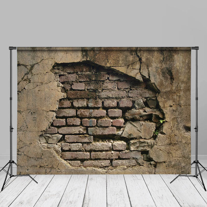 Aperturee - Brown Brick Texture Photography Studio Backdrop