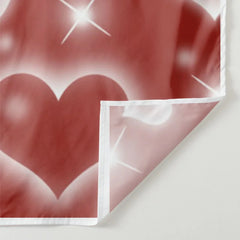 Aperturee - Burgundy Full Of Heart Valentines Day Backdrop