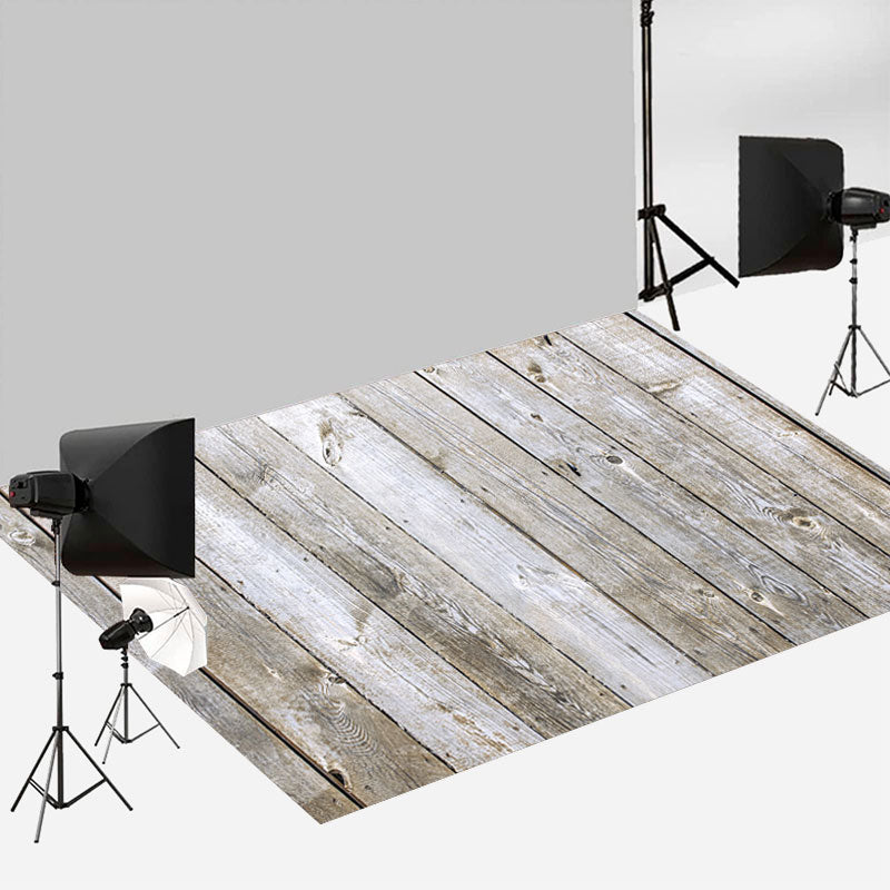 Aperturee - Burlywood Timber Board Photoshoot Rubber Floor Mat