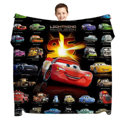 Lofaris Cartoon Car Theme Super Soft Throw Blanket for Boy