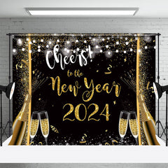 Aperturee - Champagne Spark Cheers To The New Year Backdrop