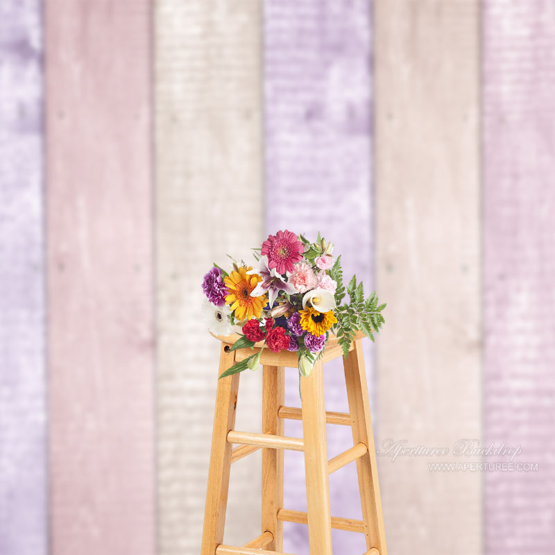 Aperturee - Chic Macaron Color Vertical Photography Backdrop