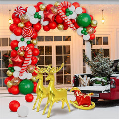 Aperturee - Christmas Candy Balloons Garland Arch Kit Party Decorations