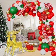 Aperturee - Christmas Candy Balloons Garland Arch Kit Party Decorations