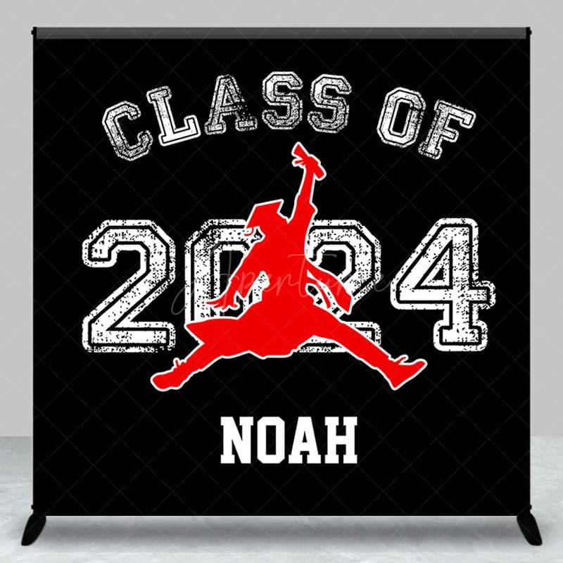 Aperturee - Class Of 2024 Cheering Graduate Custom Grad Backdrop