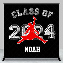 Aperturee - Class Of 2024 Cheering Graduate Custom Grad Backdrop