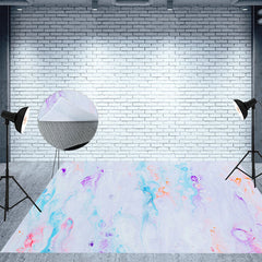 Aperturee - Colorful Bubble Fantasy Marble Texture Floor Mat