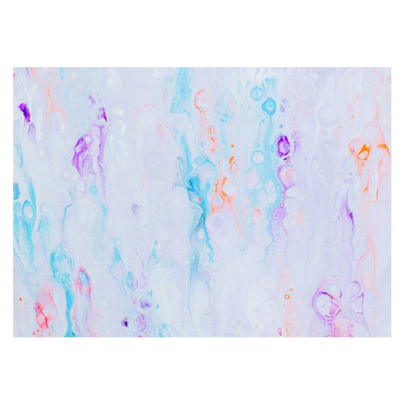 Aperturee - Colorful Bubble Fantasy Marble Texture Floor Mat