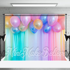 Aperturee - Colorful Curtain Balloons Valentines Day Backdrop