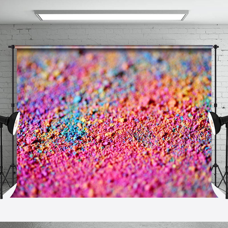 Aperturee - Colorful Pigment Granules Texture Bokeh Backdrop