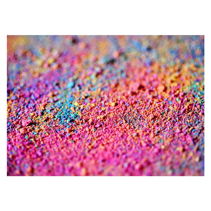 Aperturee - Colorful Pigment Granules Texture Bokeh Floor Mat