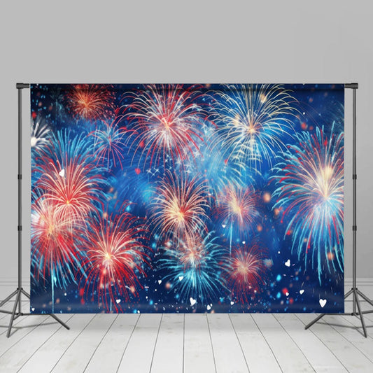 Aperturee - Colorful Sparkle Night Bokeh Happy New Year Backdrop