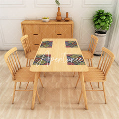 Aperturee - Complicated Gorgeous Plaid Retro Set Of 4 Placemats