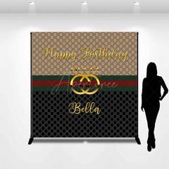 Aperturee - Custom Brand Bag Classic Pattern Birthday Backdrop