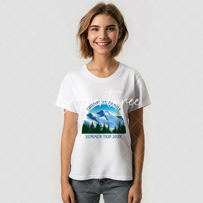 Aperturee - Custom Colorado Ski Trip Mountain Family Reunion TShirt