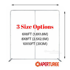 Aperturee - Custom Double-sided Photo Square Tension Backdrop