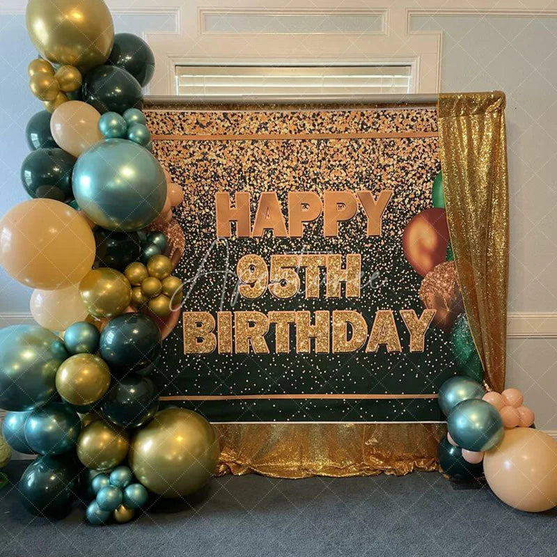 Lofaris Custom Matte Vinyl Party Backdrop with Photo Text
