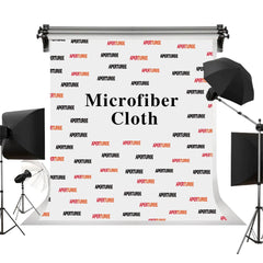 Aperturee - Custom Microfiber Cloth Backdrop With Personalized Text Print