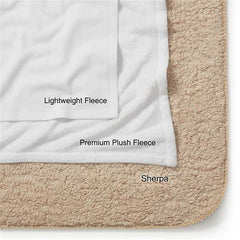 Aperturee - Custom Name Snowman Family Christmas Fleece Blanket