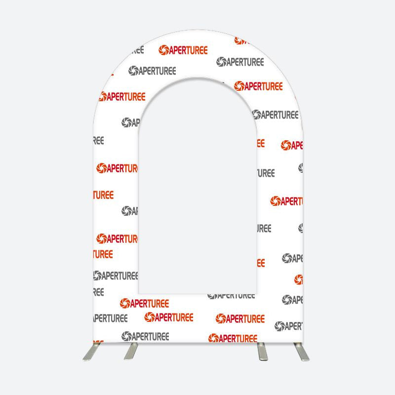 Aperturee - Custom Party Open Arch Backdrop Cover with Photo