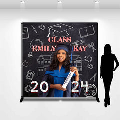 Aperturee - Custom Photo Blackboard Graduation 2024 Backdrop