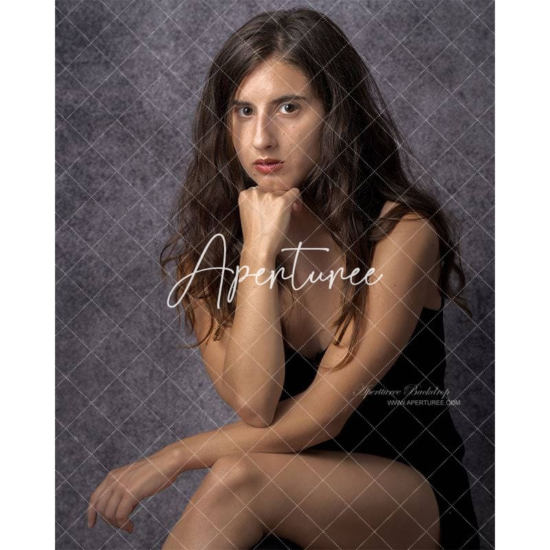 Aperturee - Dark Grey Worn Out Texture Backdrop For Photography