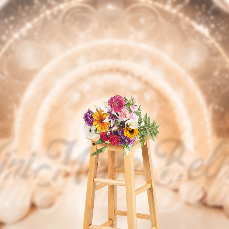 Aperturee - Enchanted Light Arch Magical Birthday Photo Backdrop