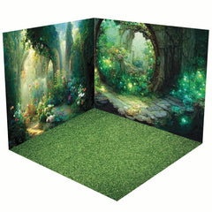 Aperturee - Fantasy Forest Room Set Backdrop Photo Studio