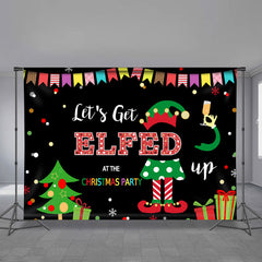 Aperturee - Fiesta Clown Merry Christmas Backdrop For Holiday