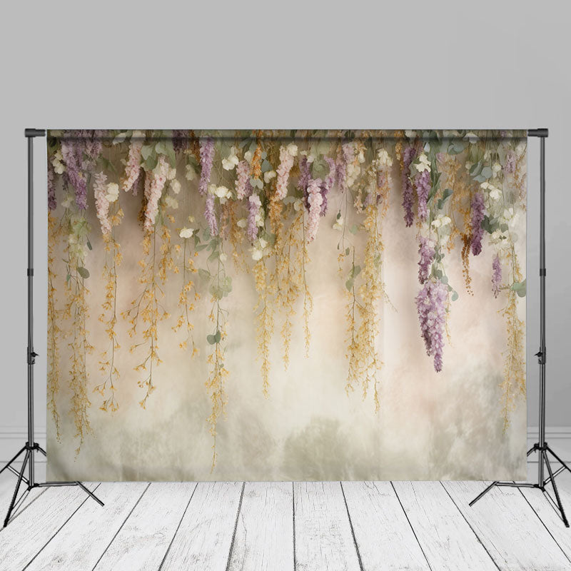 Aperturee - Floral Abstract Wall Photo Booth Backdrop For Studio