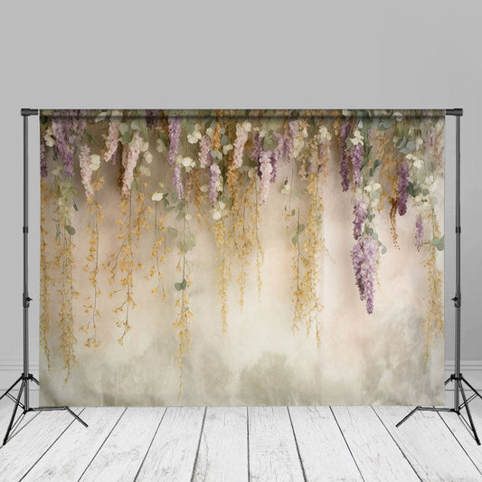 Aperturee - Floral Abstract Wall Photo Booth Backdrop For Studio