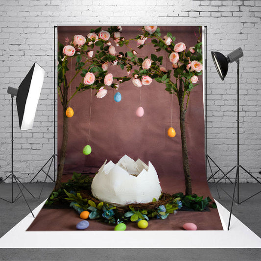 Aperturee - Flower Tree Fine Art Birthday Cake Smash Backdrop