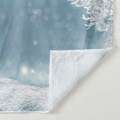Aperturee - Frozen Ice Trees Bokeh Snowy Winter Scene Backdrop