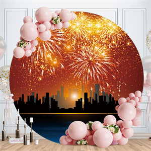 Round new year backdrops 2024 - Aperturee
