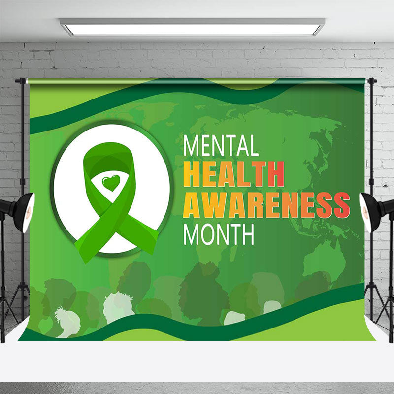 Aperturee - Green Earth Mental Health Awareness Month Backdrop