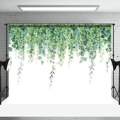 Aperturee - Greenery White Wall Spring Backdrop For Photography