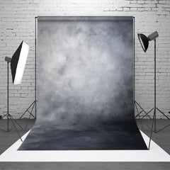 Aperturee - Grey Solid Shabby Chic Vintage Photo Shoot Backdrop
