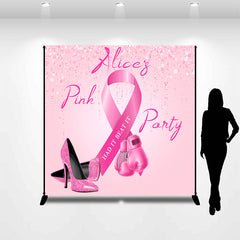 Aperturee - Had It Beat Custom Pink Party Backdrop for Women