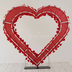 Aperturee - Heart Shape 8ft Double Layer Arch Stand