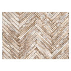 Aperturee - Herringbone Bleached Oak Seamless Texture Floor Mat