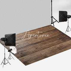 Aperturee - Hot Vintage Style Distressed Wood Rubber Floor Mat