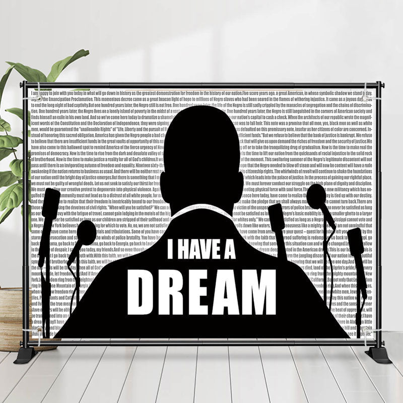 Aperturee I Have A Dream Speech Black History Month Backdrop