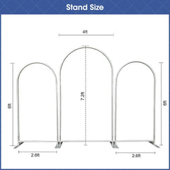Aperturee - I Love You Pink Hearts Arch Backdrop Kit For Wedding